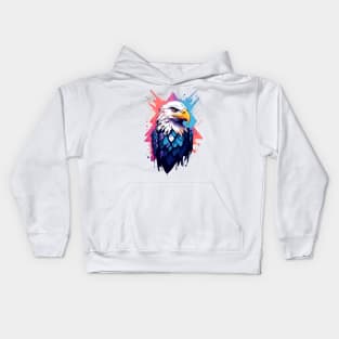 Eagle Head Lover Gift Kids Hoodie